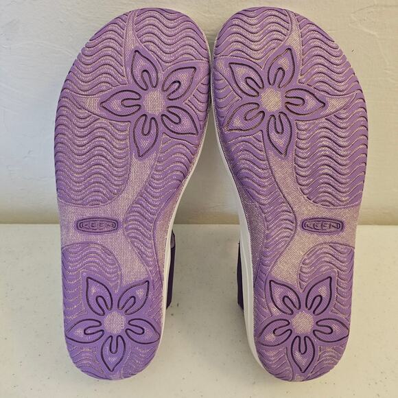 KEEN Elle Backstrap Sandals Big Kid Size 6 Purple Tie Dye Adjustable Lightweight - Picture 6 of 7